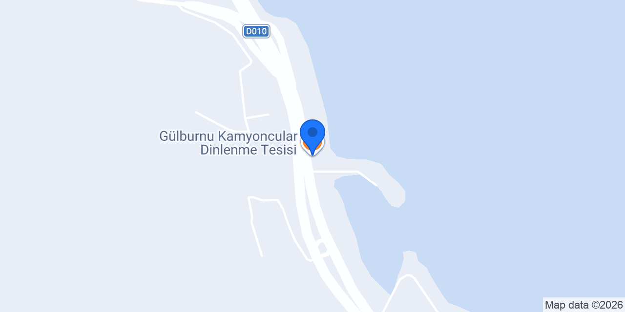 Gülburnu Kamyoncular Dinlenme Tesisi konumu