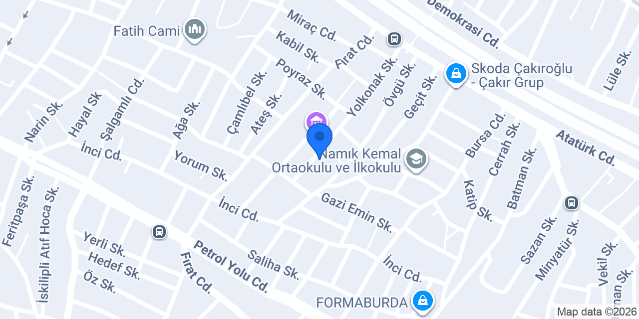 DAMGACI APARTMANI konumu