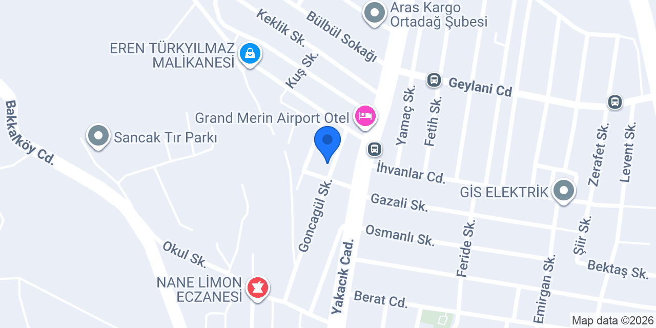 Askı İpleri konumu