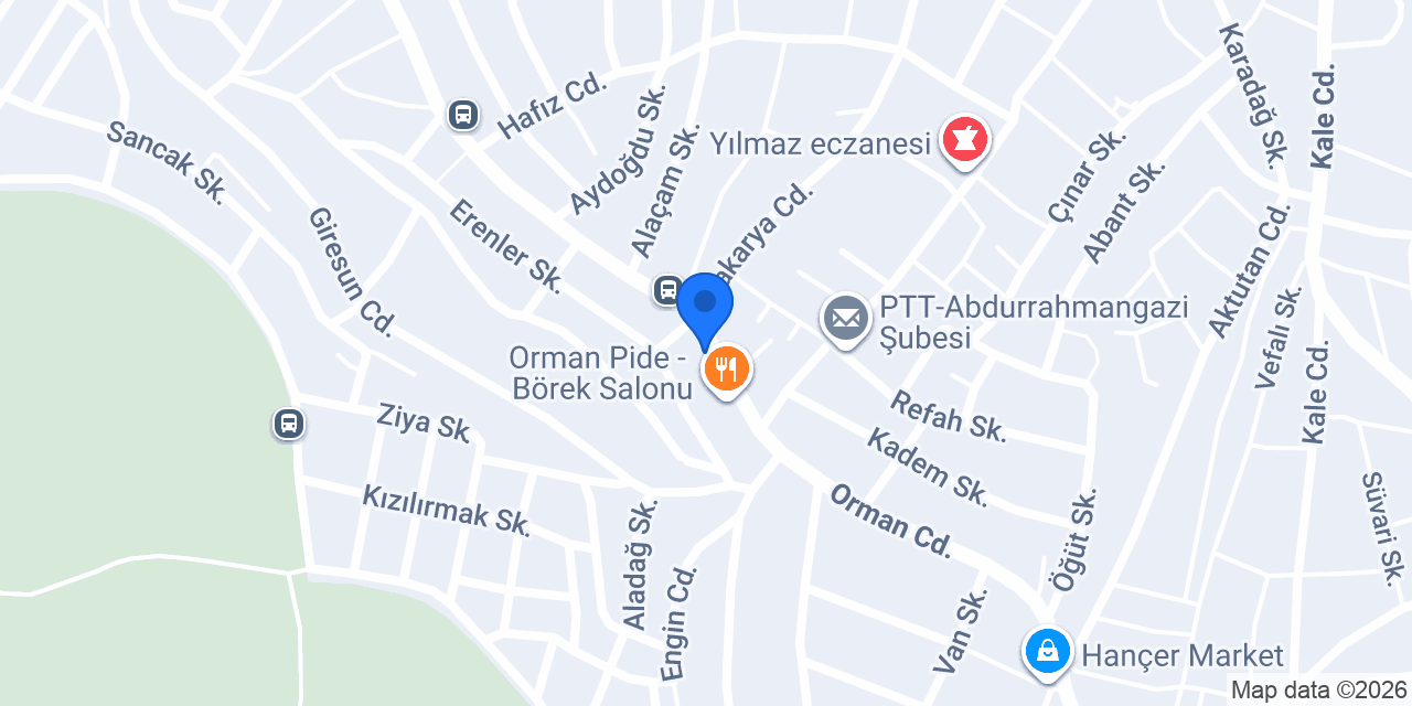 Yörem Pide Lahmacun Lavaş konumu