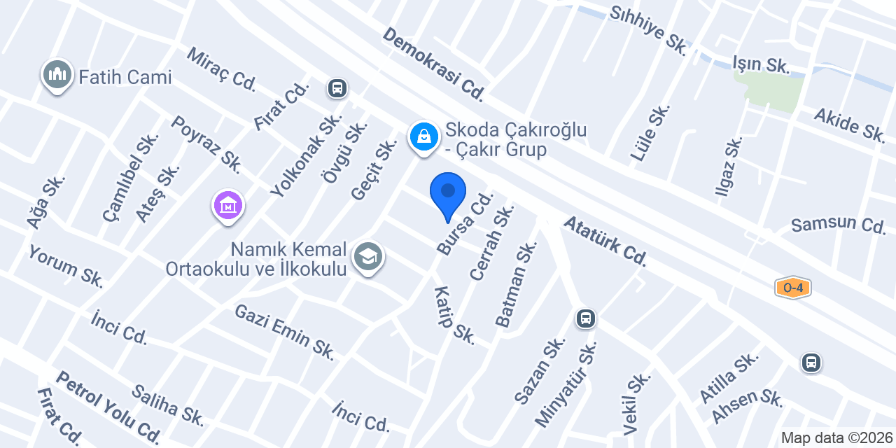Çakıroğlu Car Care konumu