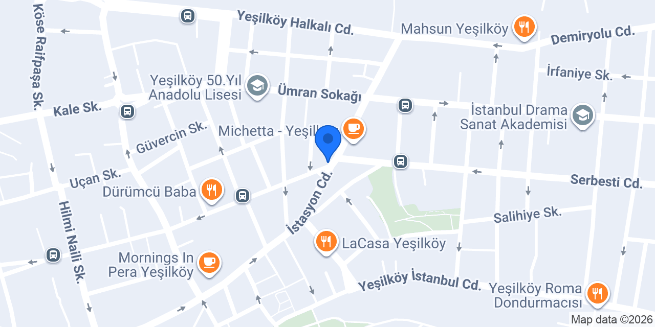 STÜDYO YEŞİLİM konumu