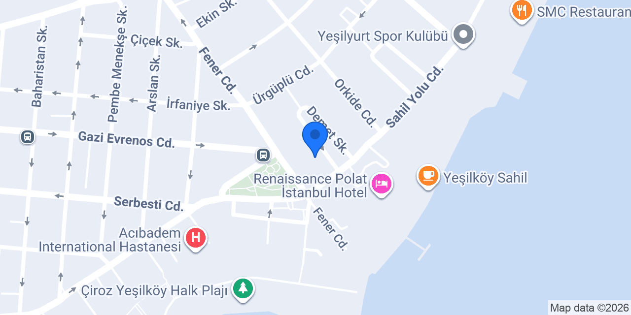 Prive Spa & Masaj Salonu Bakırköy konumu