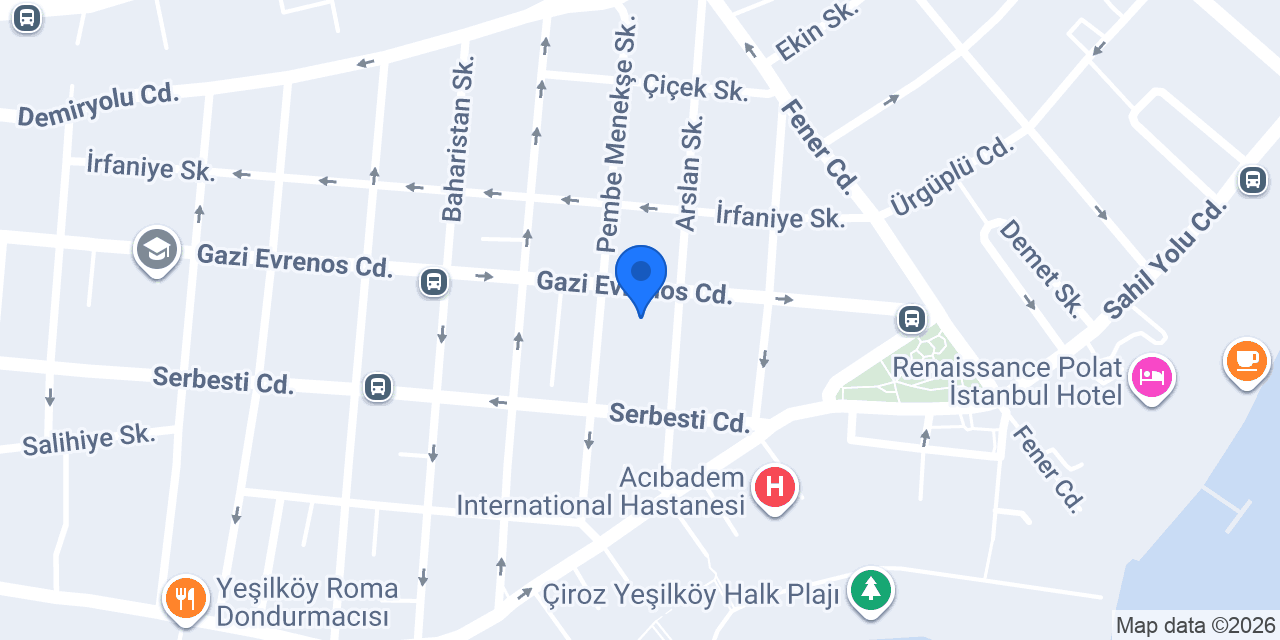 Çiçekci konumu