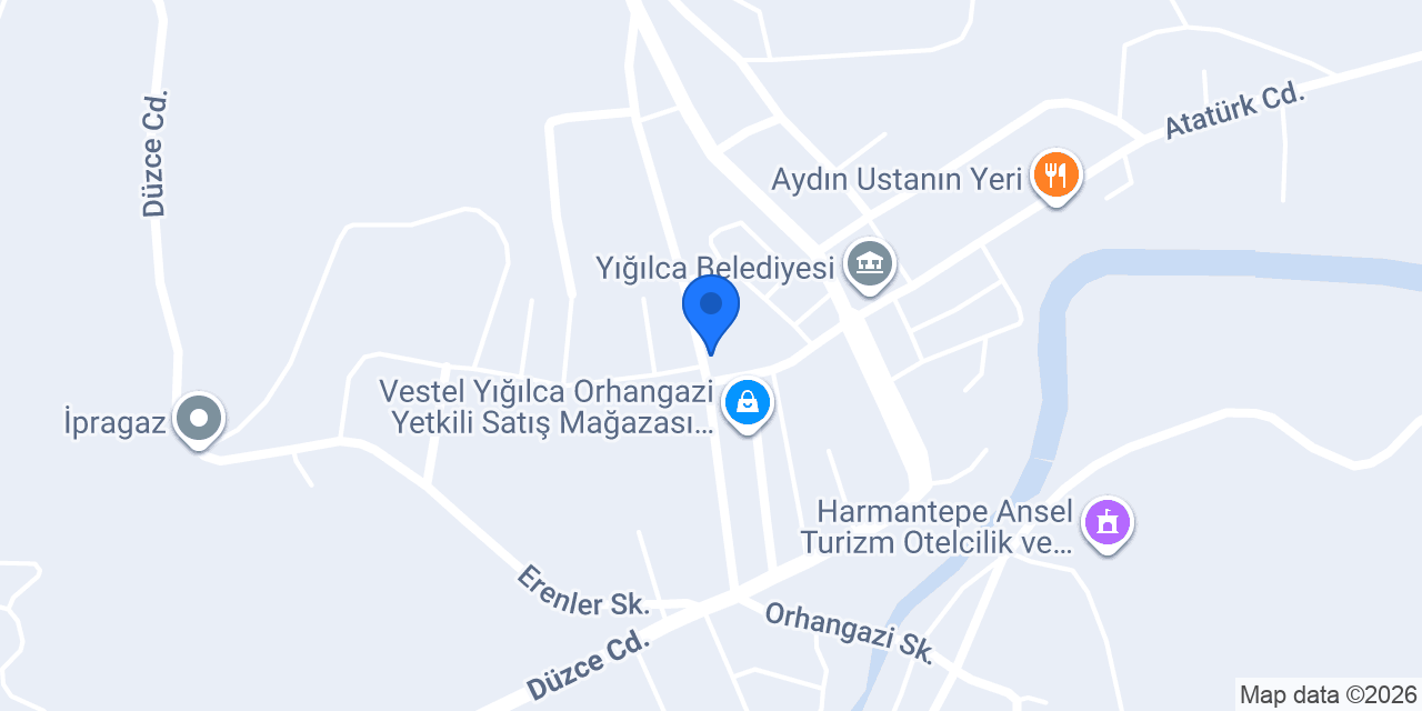 Yığılca nargile ve tütün dünyası konumu