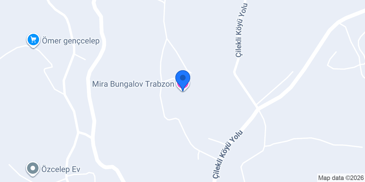Mira Bungalov Trabzon konumu
