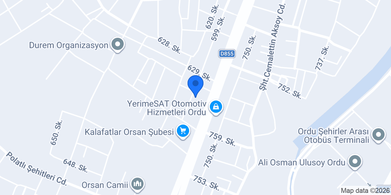 Ordemo Mobilya Dekorasyon konumu