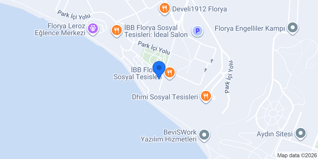 Bahçe Market Florya konumu