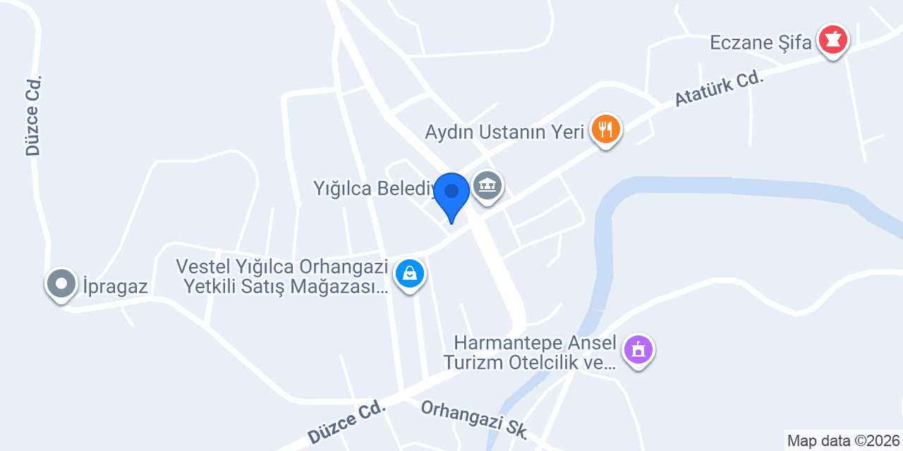 Yolcular Yığılca Balı konumu
