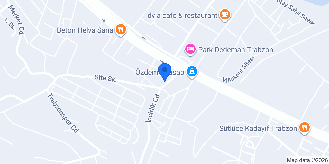ZENGİN KEBAP TRABZON konumu