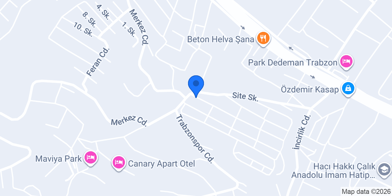 Babaoğlu Mobilya konumu
