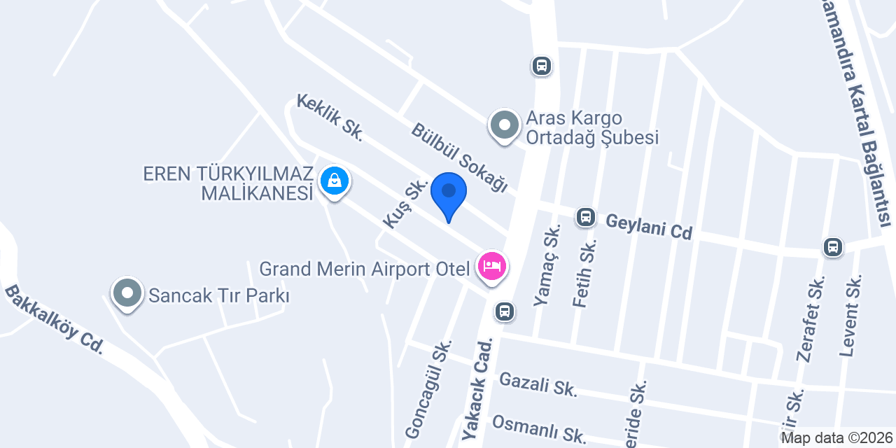 Sezer Otomotiv konumu