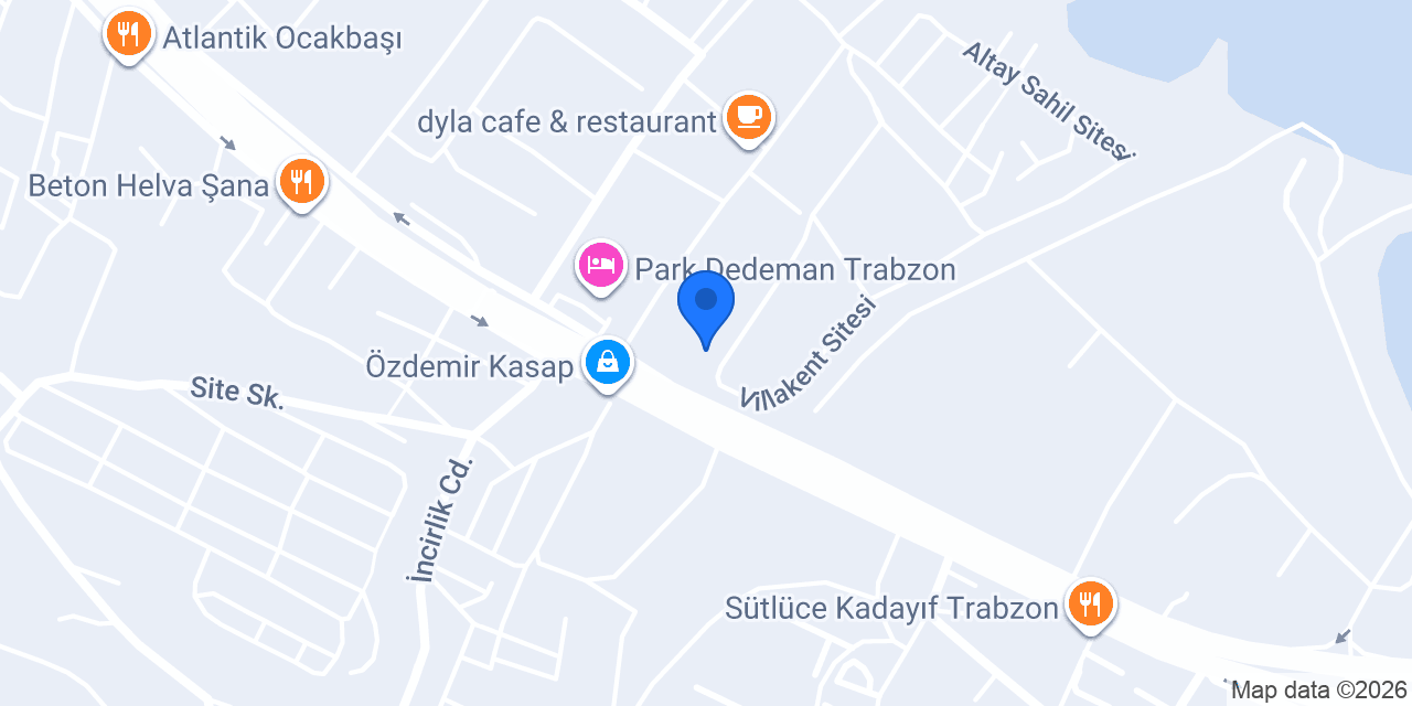 Kelebek Mobilya Yomra konumu