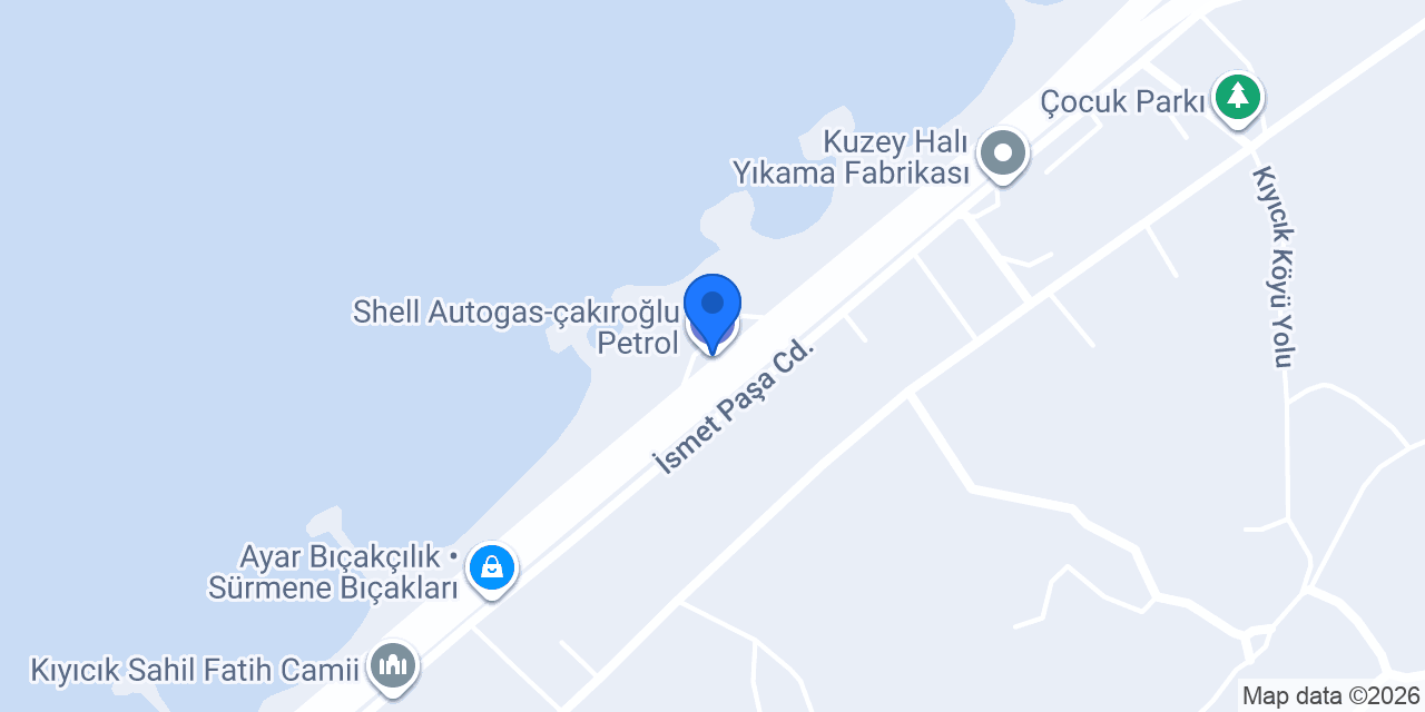 Shell Autogas-çakıroğlu Petrol konumu