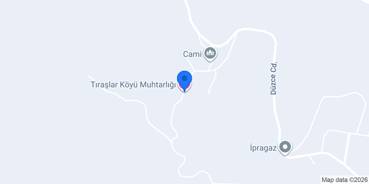 Tıraşlar Köyü Muhtarlığı konumu