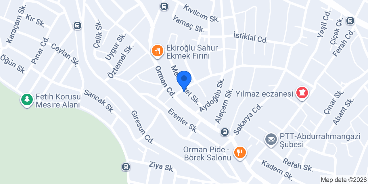 Duymazlar endüstriyel mutfak konumu