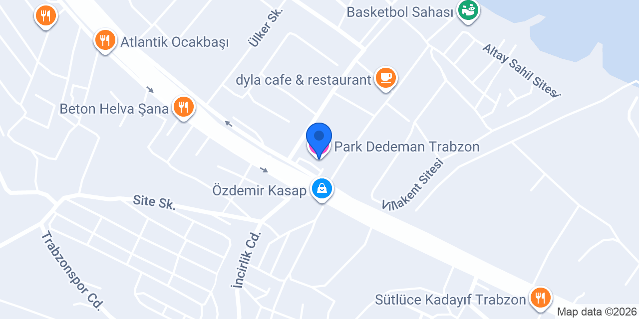 Park Dedeman Trabzon konumu