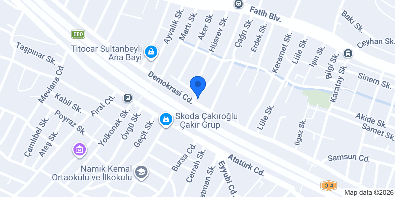 CANLAR OTO konumu