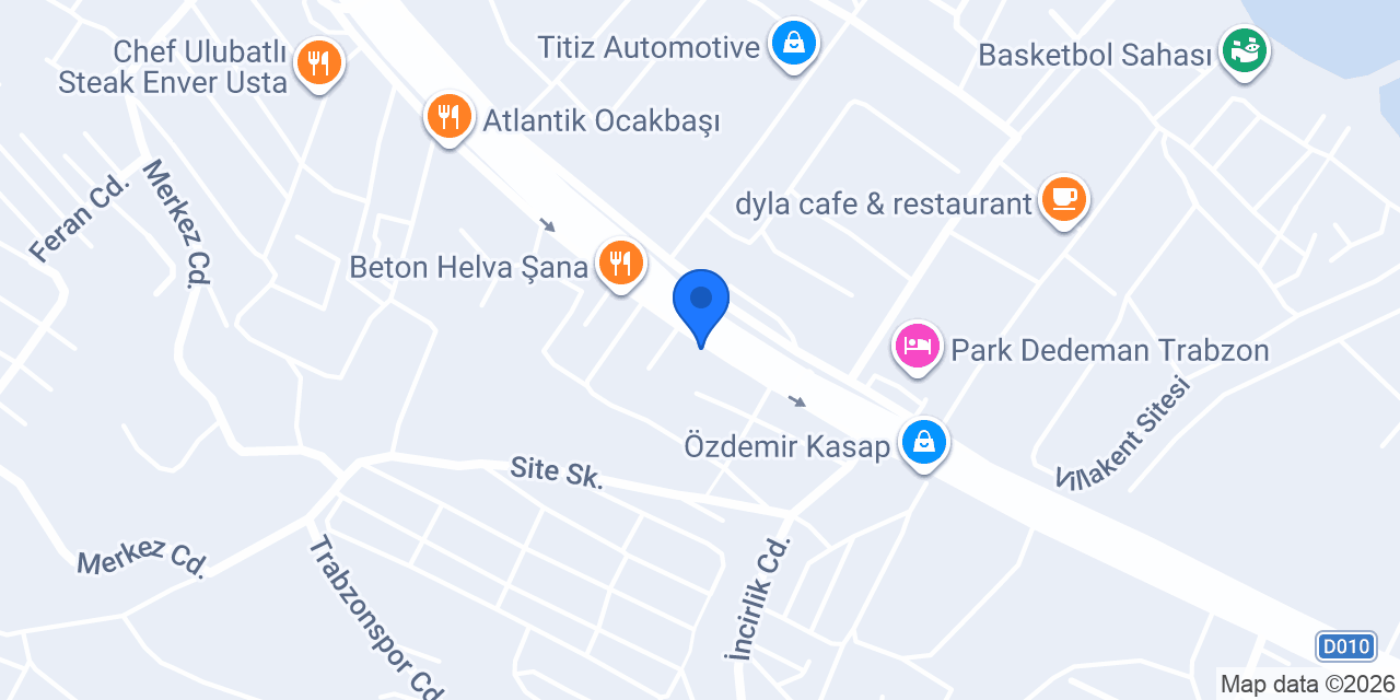 Özdemir Restoran konumu