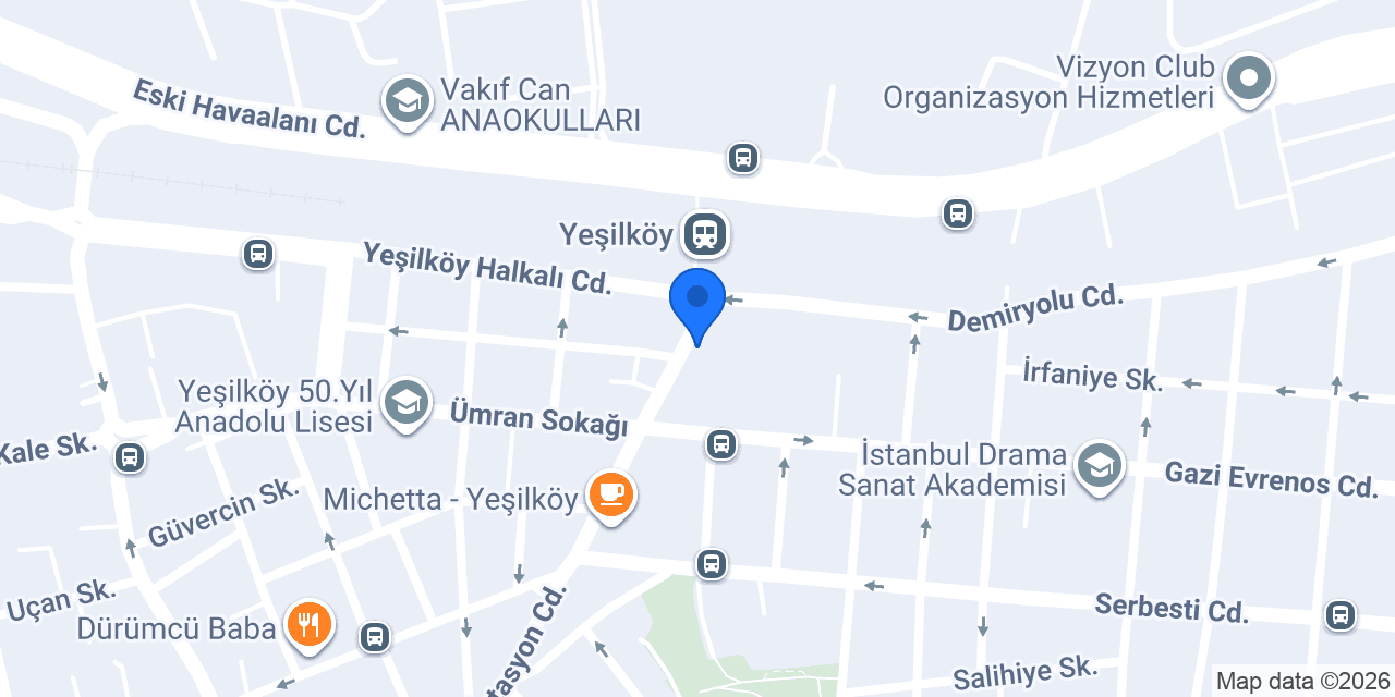 Beyoğlu Döner Yeşilköy konumu