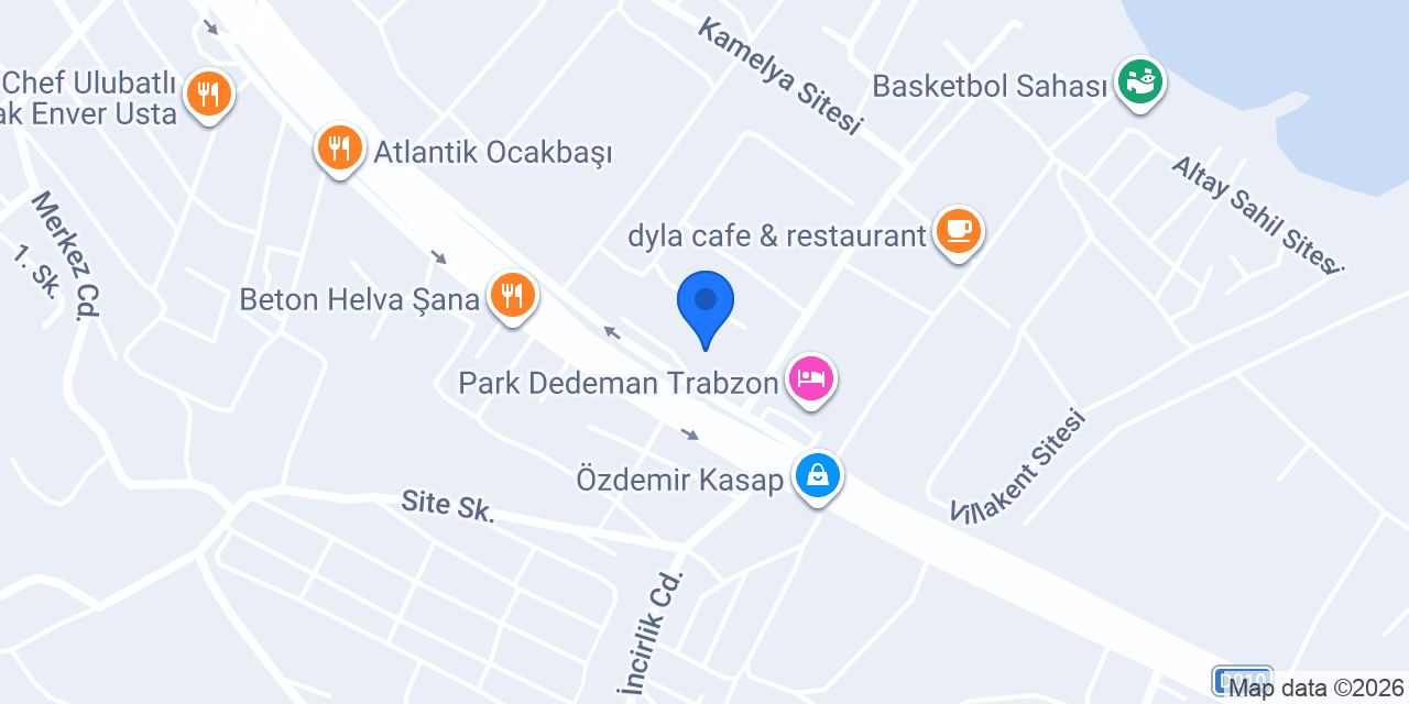 Macitler Mobilya Trabzon konumu