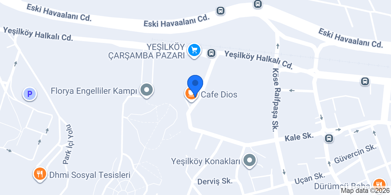 Özay Market konumu