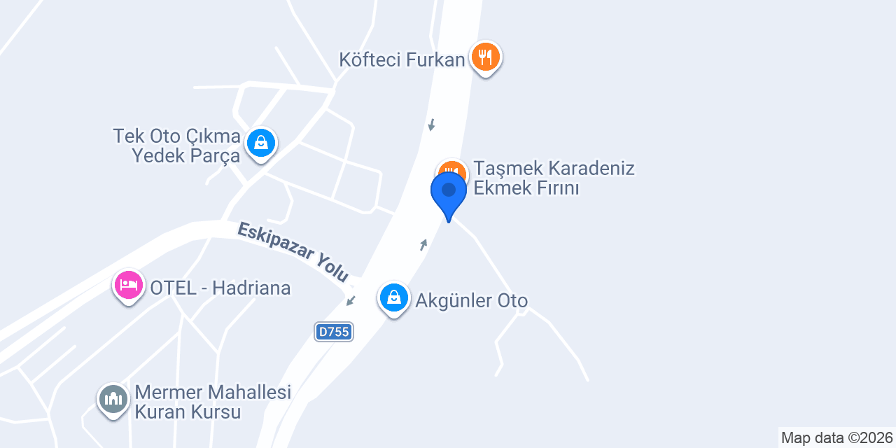 YURTTAŞ TİCARET ERCAN YURTTAŞ konumu