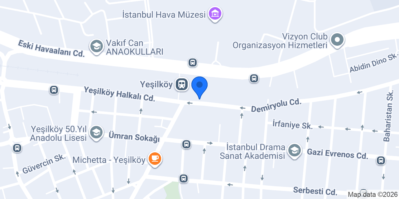 Yeşilköy Tekel Bayii konumu