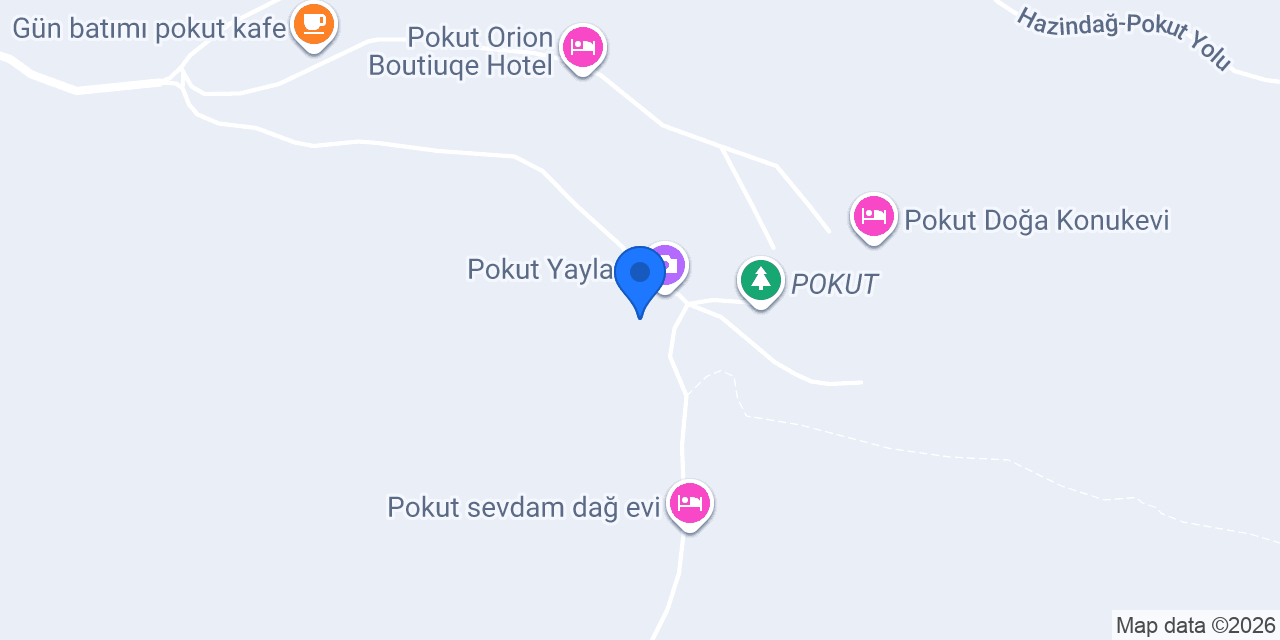 Pokut Patika Kafe konumu