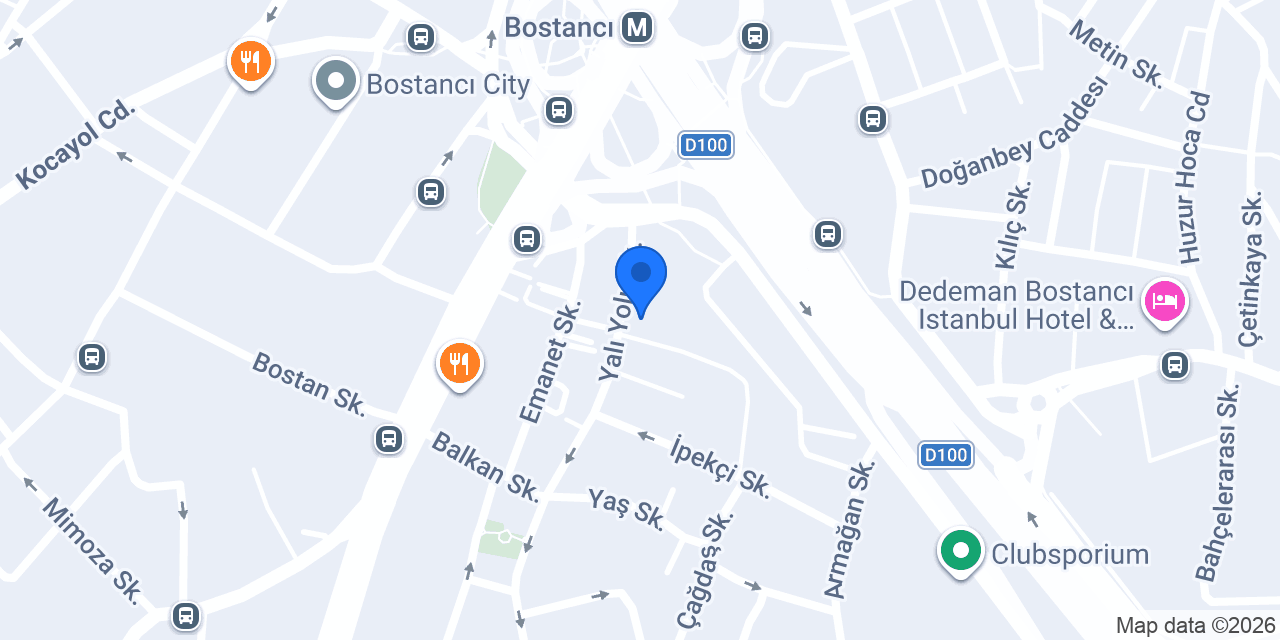 Pizza V Bostancı konumu