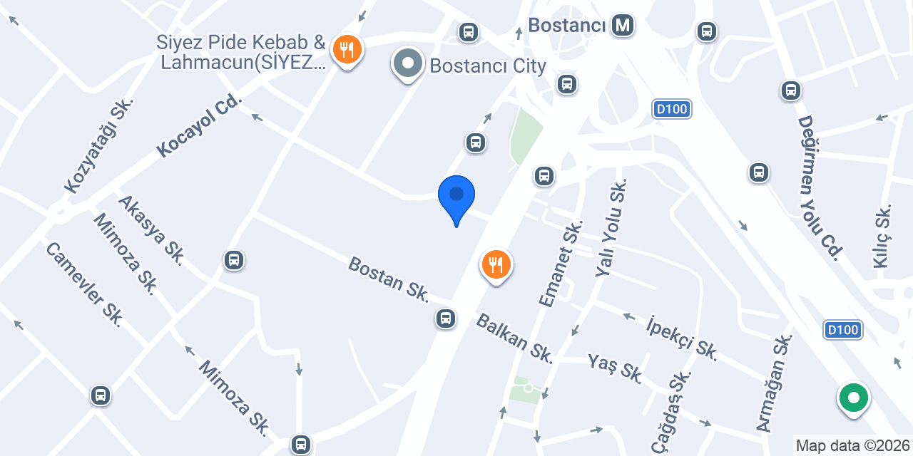 Moya Gölgelendirme konumu