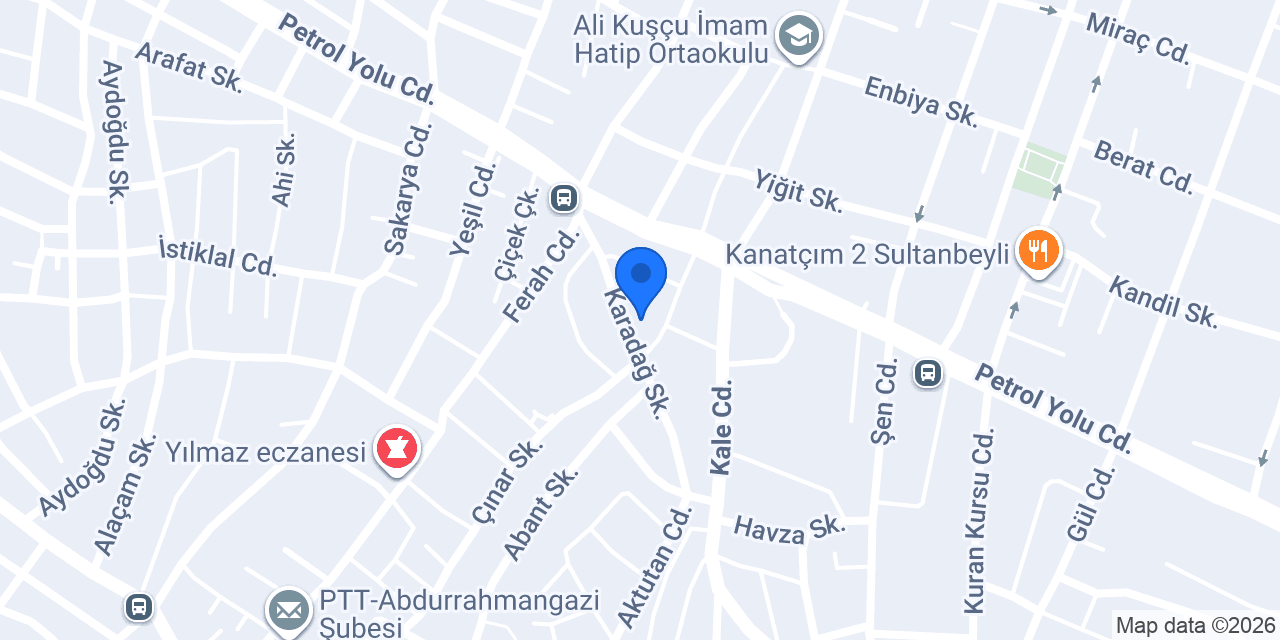 ANT baglantı ekimanları konumu