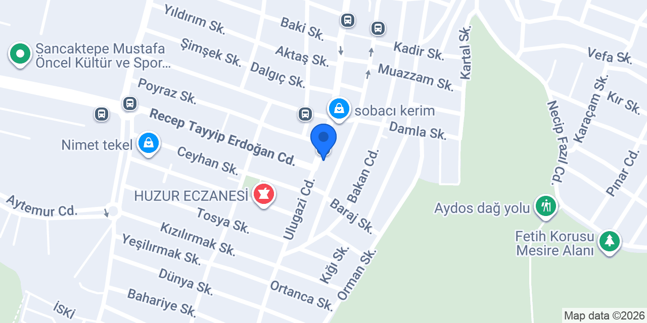 Yılmazlar Pastanesi konumu