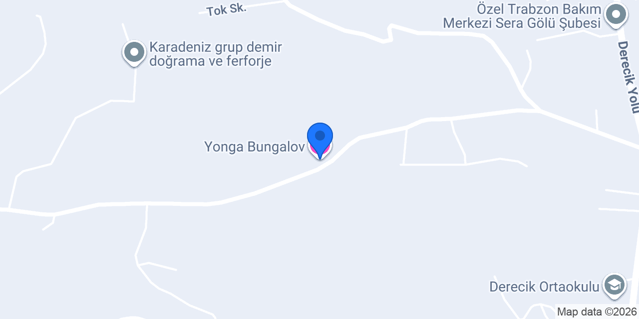 Yonga Bungalov konumu