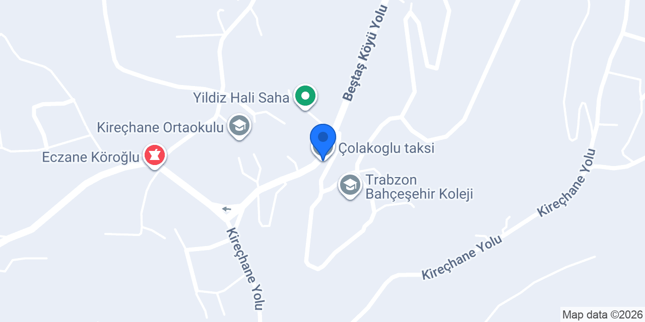 Çolakoglu taksi konumu