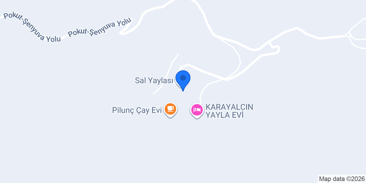 Pilunç Yayla Evi Pansiyon konumu