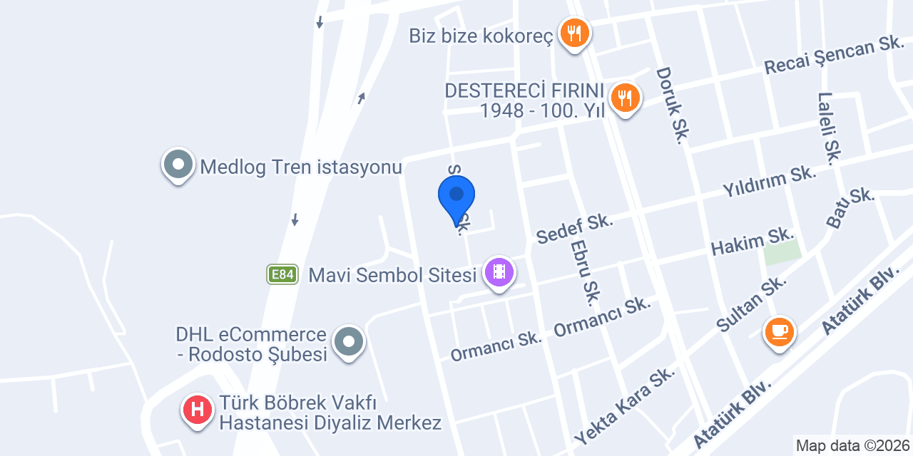 Özel Tekirdağ Meriç Koleji konumu
