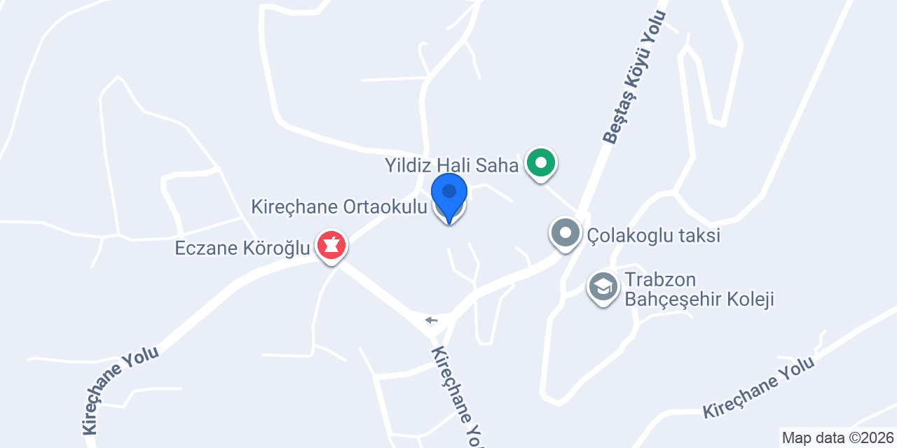 Kireçhane Ortaokulu konumu