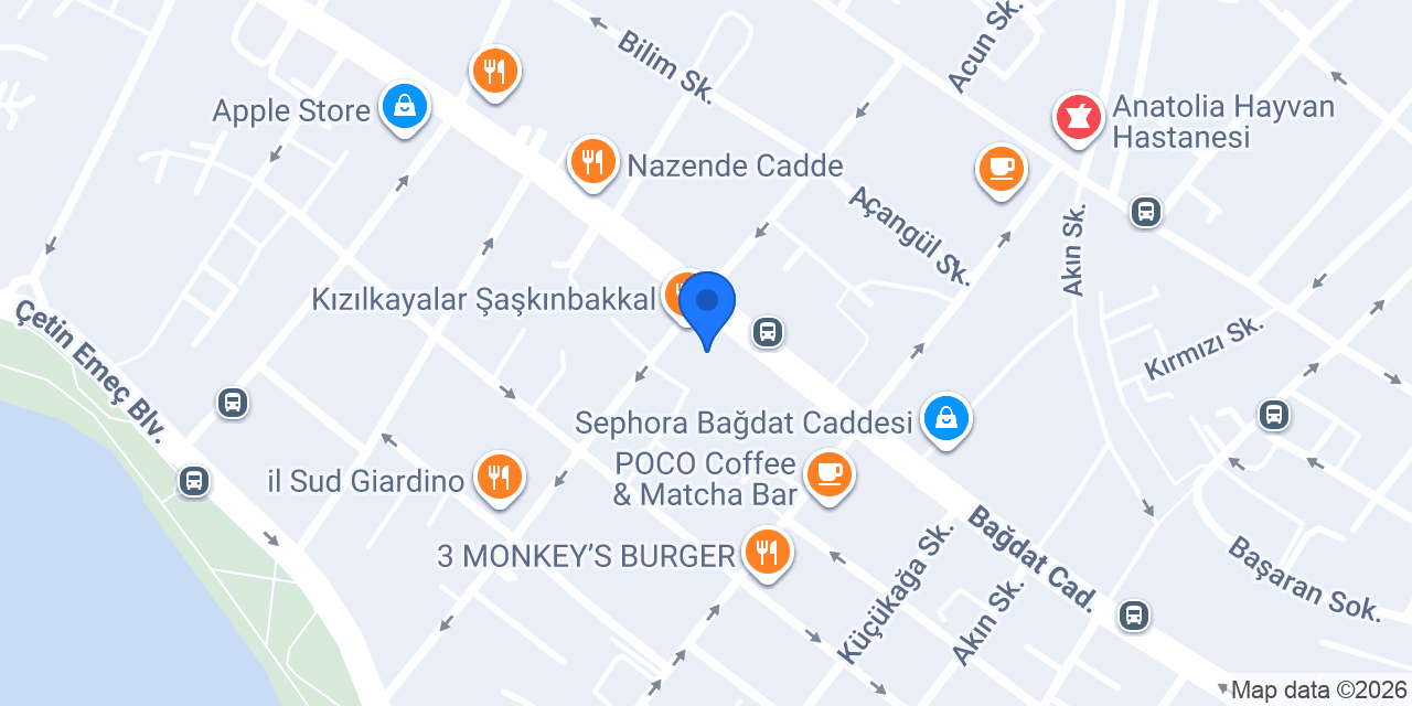 İdis İşitme Cihazları - Bağdat Caddesi konumu