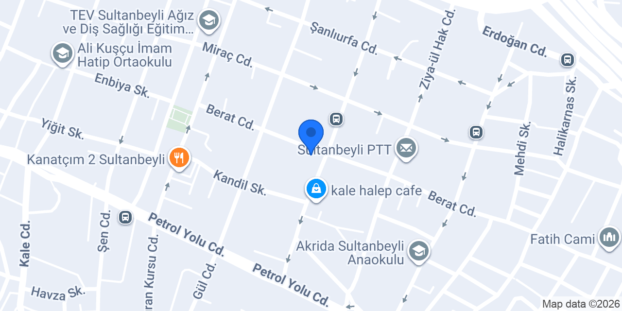 SULTANBEYLİ BULVAR VETERİNER KLİNİĞİ konumu