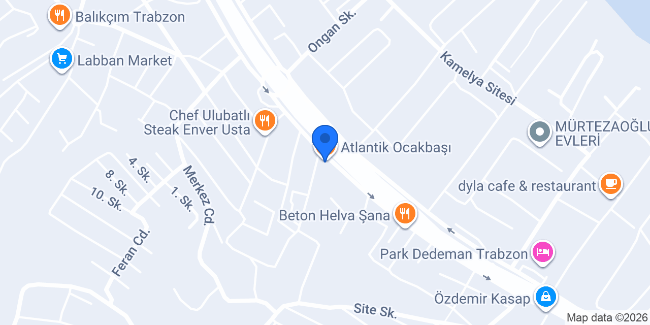 Atlantik Ocakbaşı konumu