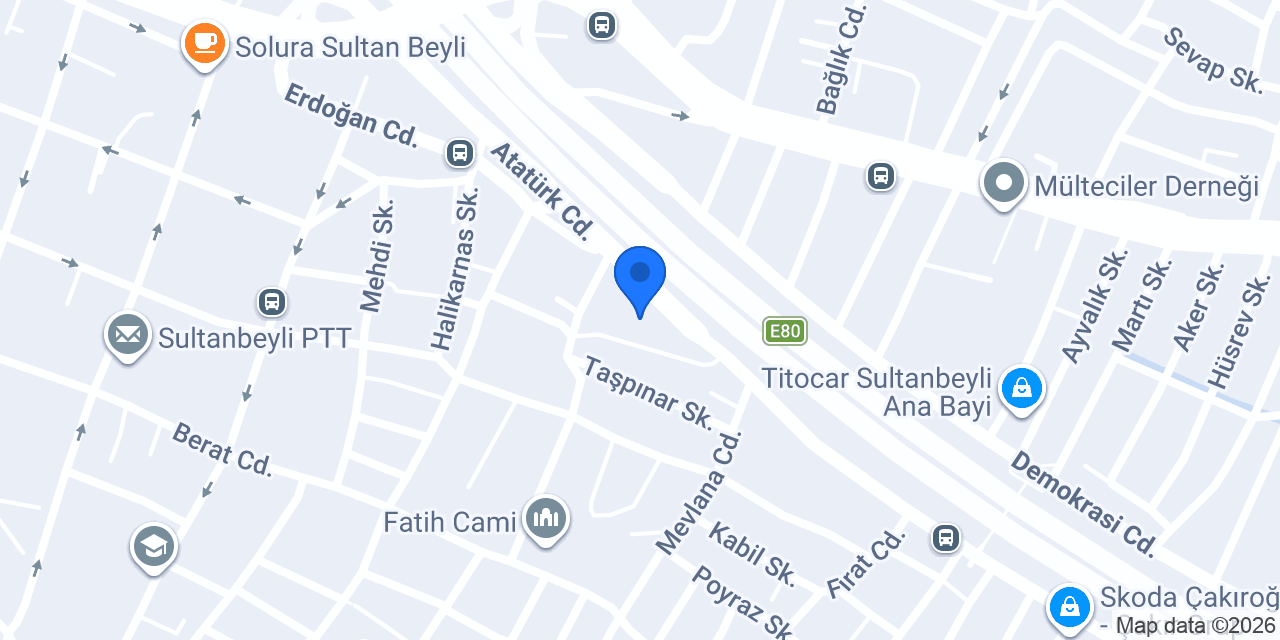 Pınar Otomotiv konumu