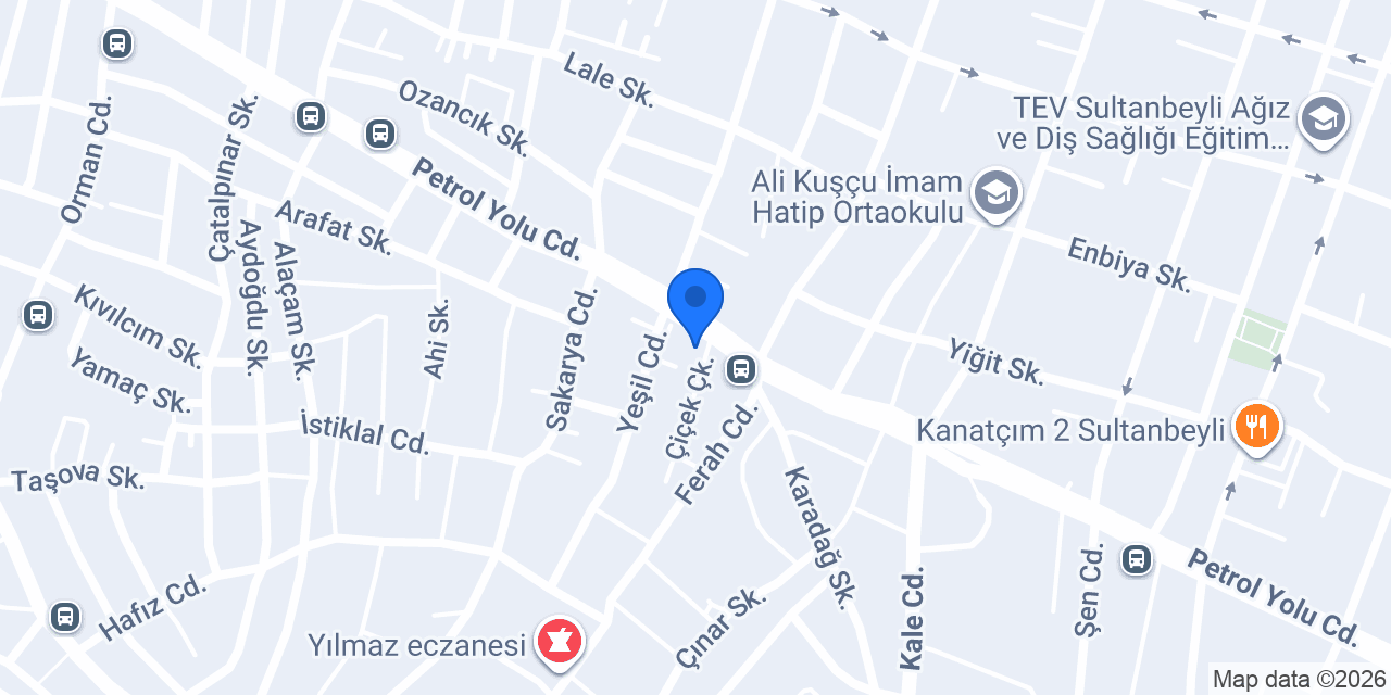 Başpınar Otomotiv konumu