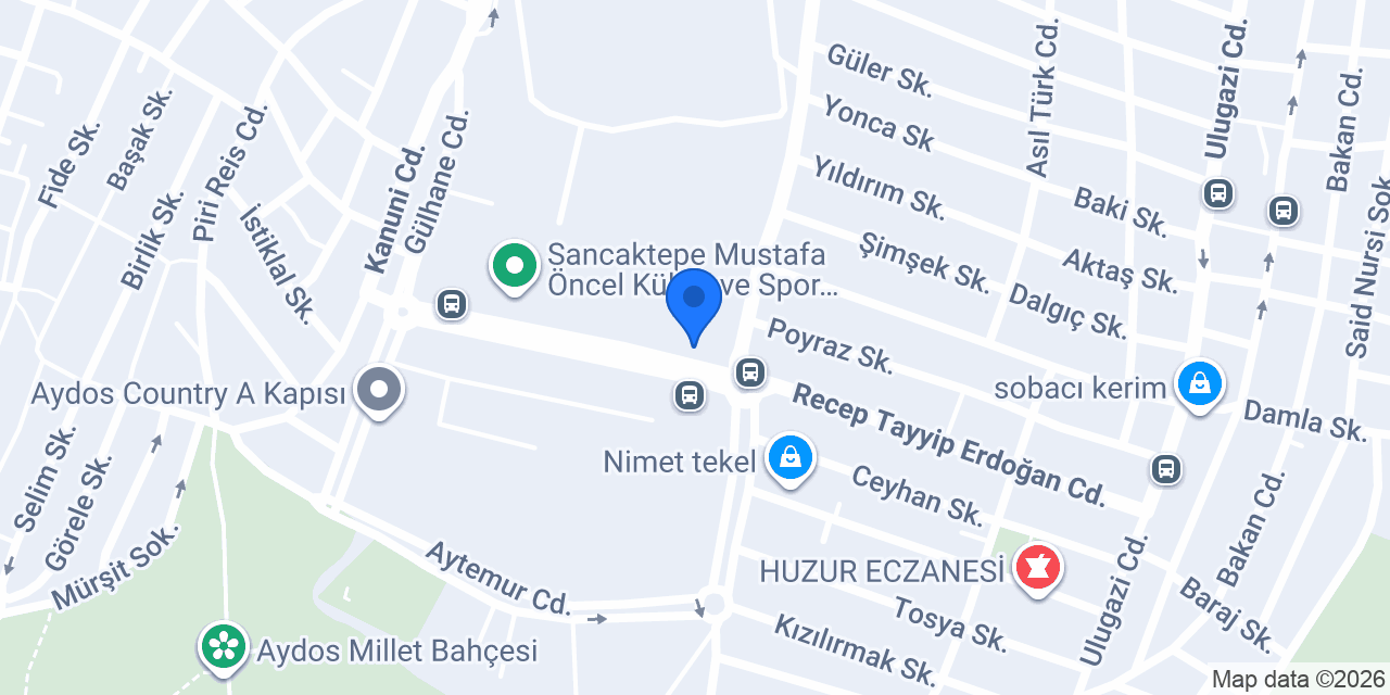 Sancaktepe Anadolu Lisesi konumu