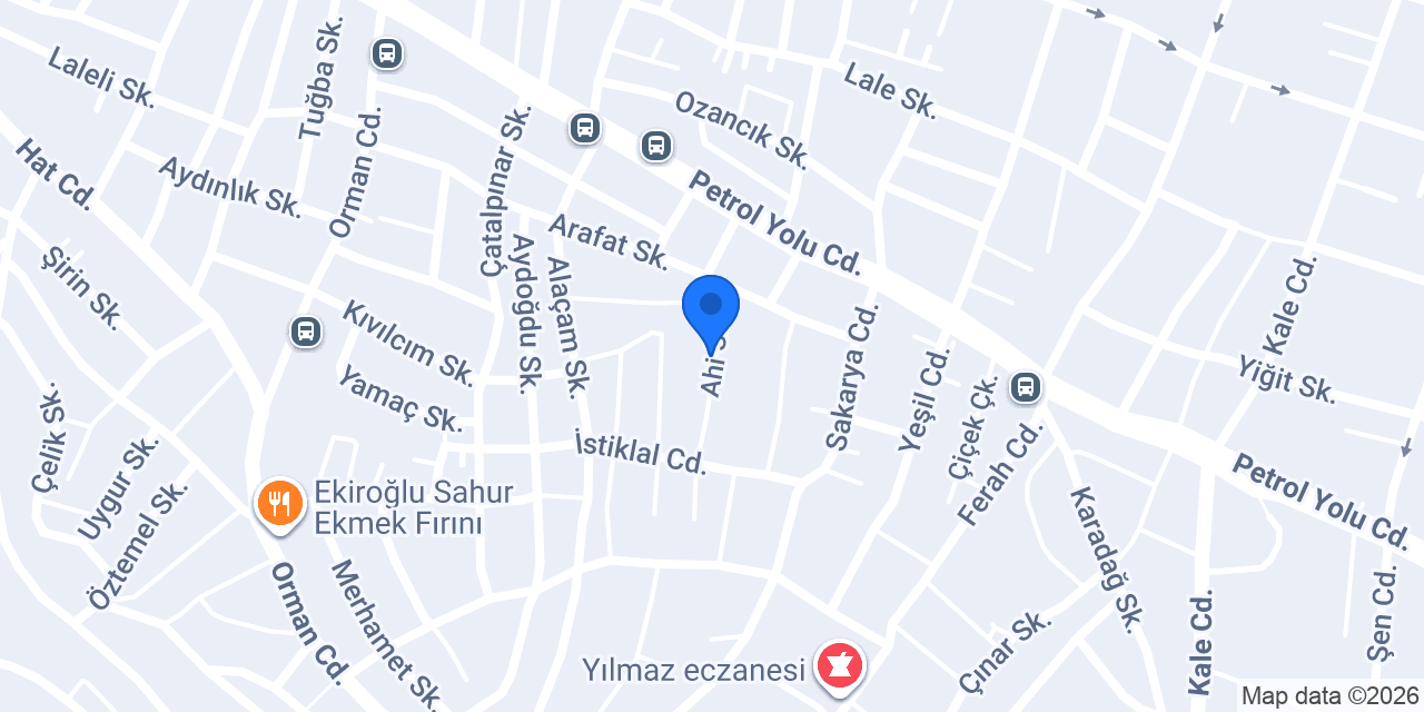 AKCALAR ÇATI İZOLASYON konumu