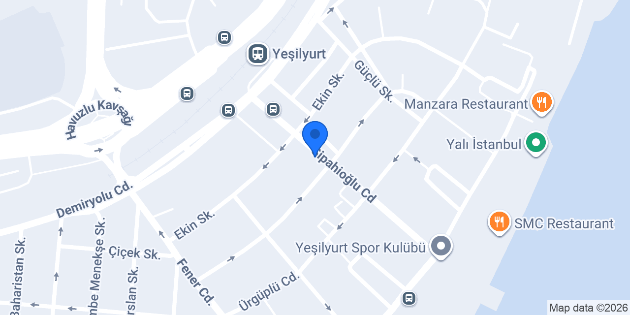 Halkbank Yeşilyurt Şubesi konumu