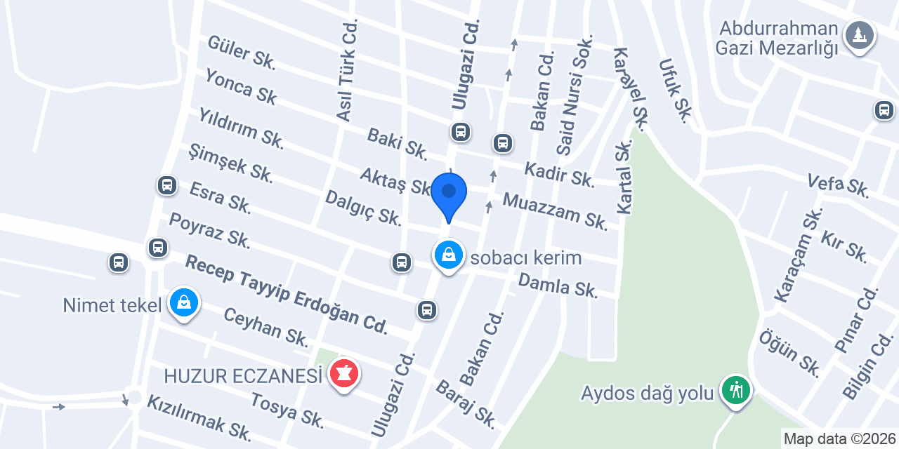 AYMİNA PETSHOP konumu