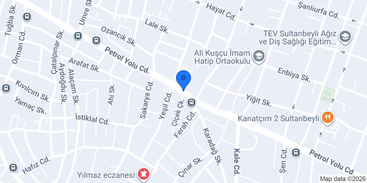 Sultanbeyli 4.Noterliği konumu