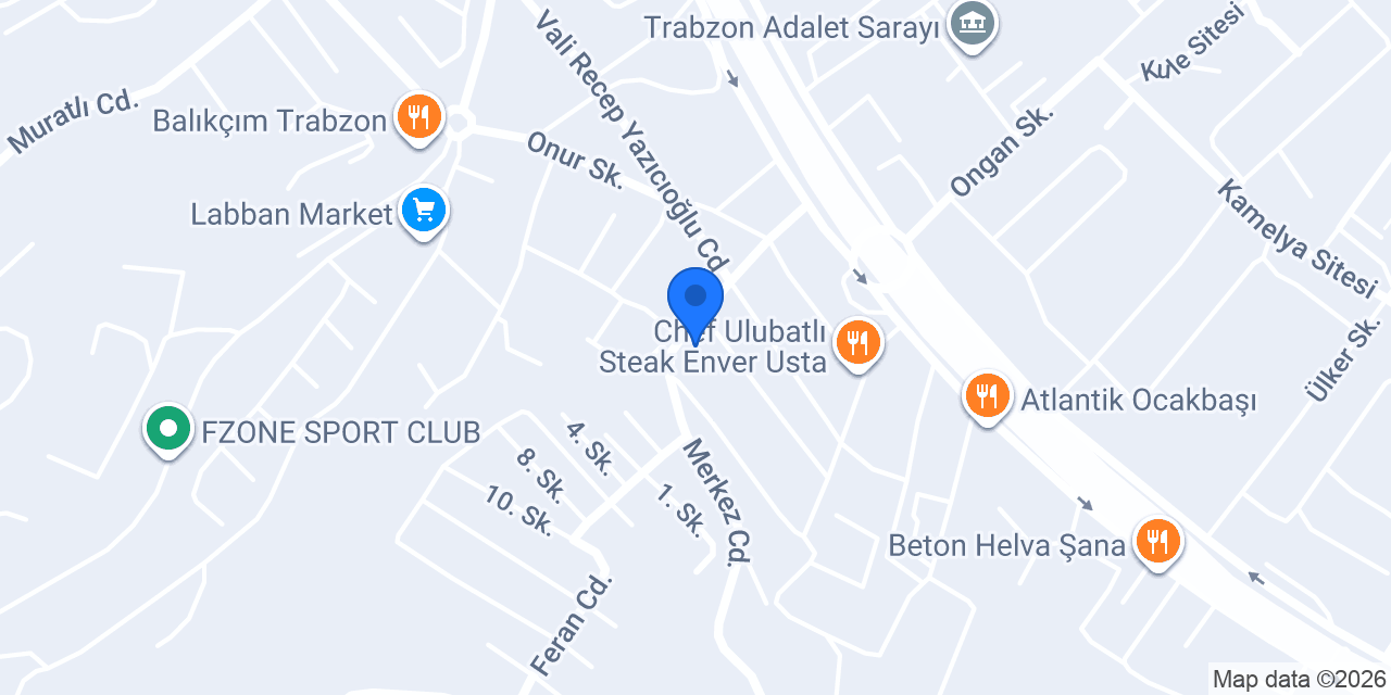 Bülent Börekçilik Trabzon Yomra Kaşüstü konumu