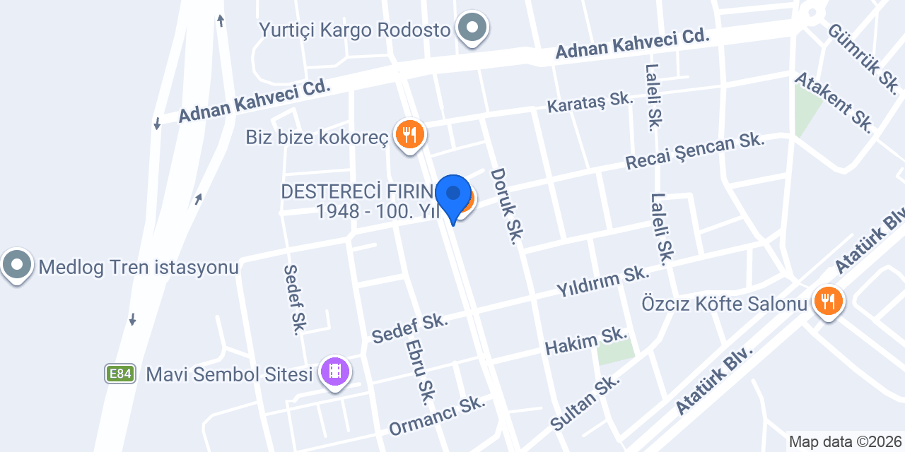 Tekirdağ İlköğretim Okulu konumu